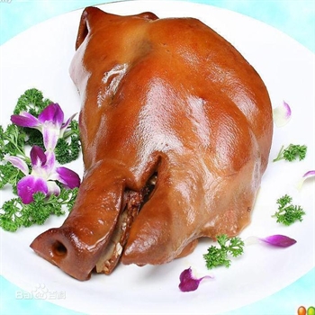 卤猪头肉（剁小块）,金麦田提供,放心购买